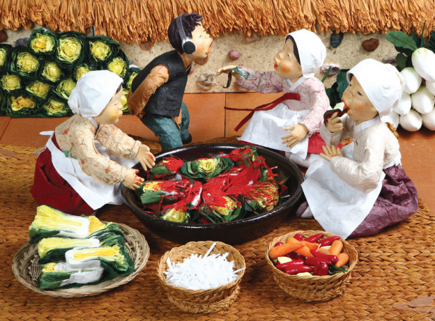 Korean mulberry paper dolls made of hanji is Korean traditional handmade paper.png